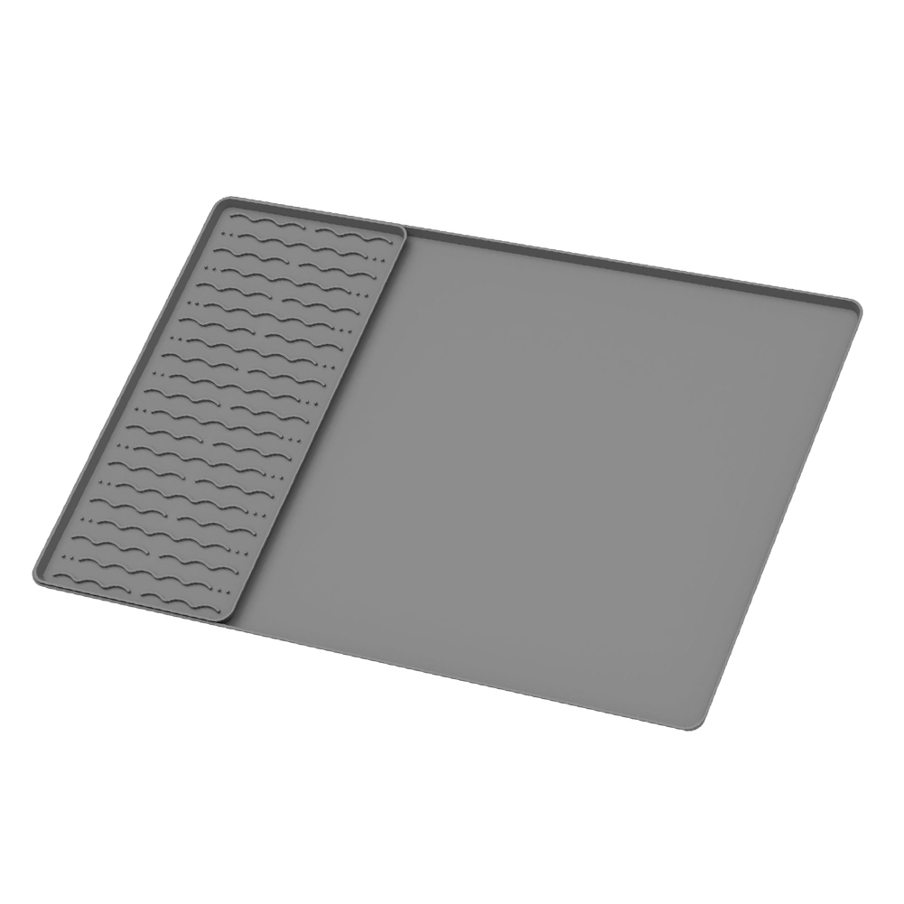 Silicone Coffee Mat 15.75x23.6Inch Coffee Bar Mat with Detachable Dish1333