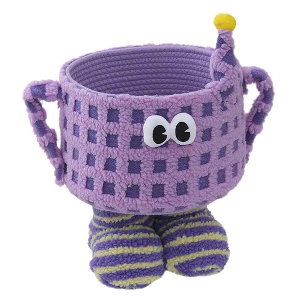 Woven Storage Basket Cartoon Storage Basket Snack Toy Storage Bag Cute Home9224