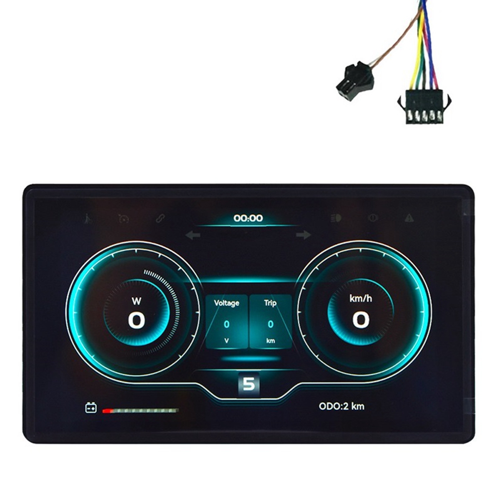 H8 Electric Bike LCD Meter 24V 36V 48V 60V E Scooter LCD Panel Screen for5643