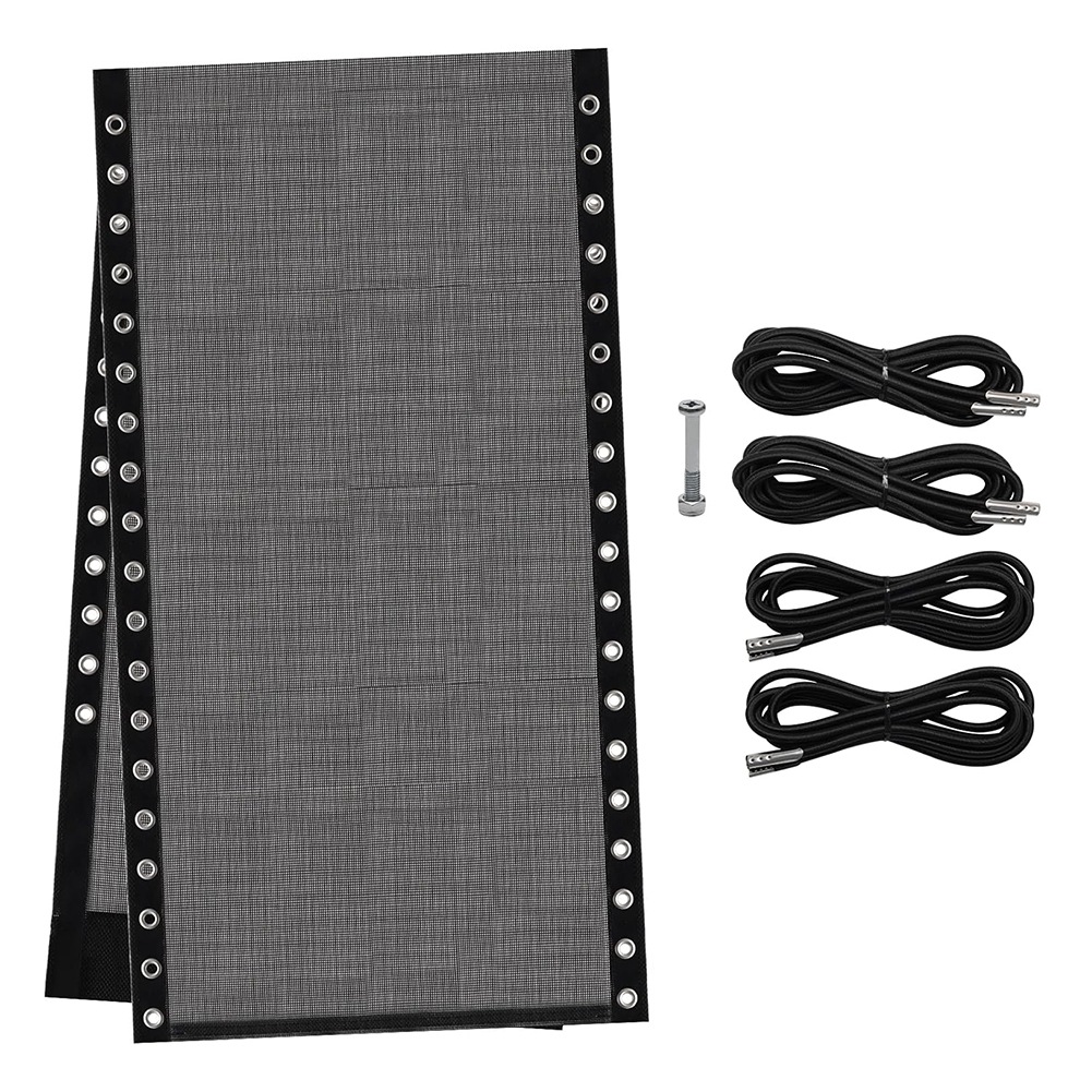 Chair Replacement Fabric with 4 Bungee Cord Lounge Chair Cloth Mesh Repair4833