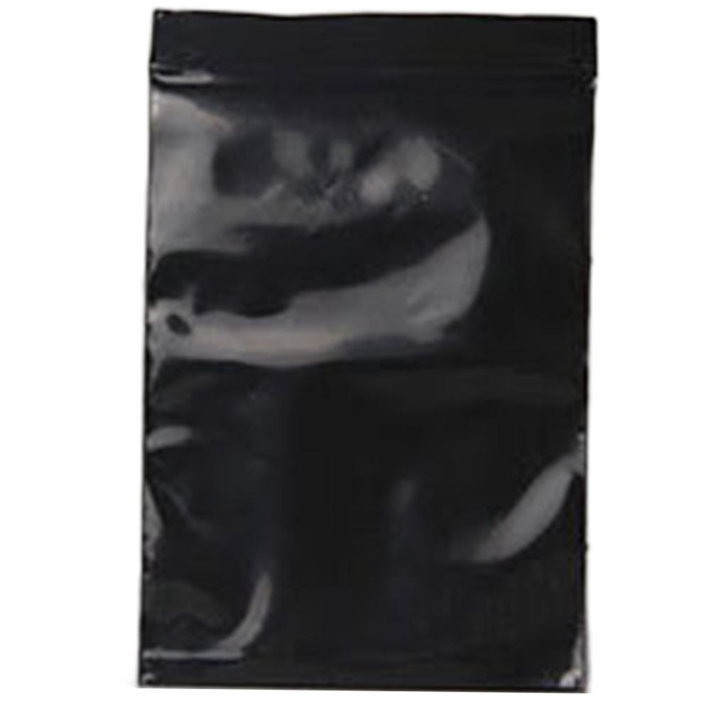 Ziplock Bag 100pcs/Lot 14 Wire Black Food Sealed Bag Self Sealing Plastic3944