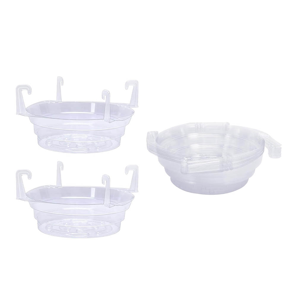 15 Pcs Hanging Plant Water Catcher- Clear Plastics Plant Water Catcher1911