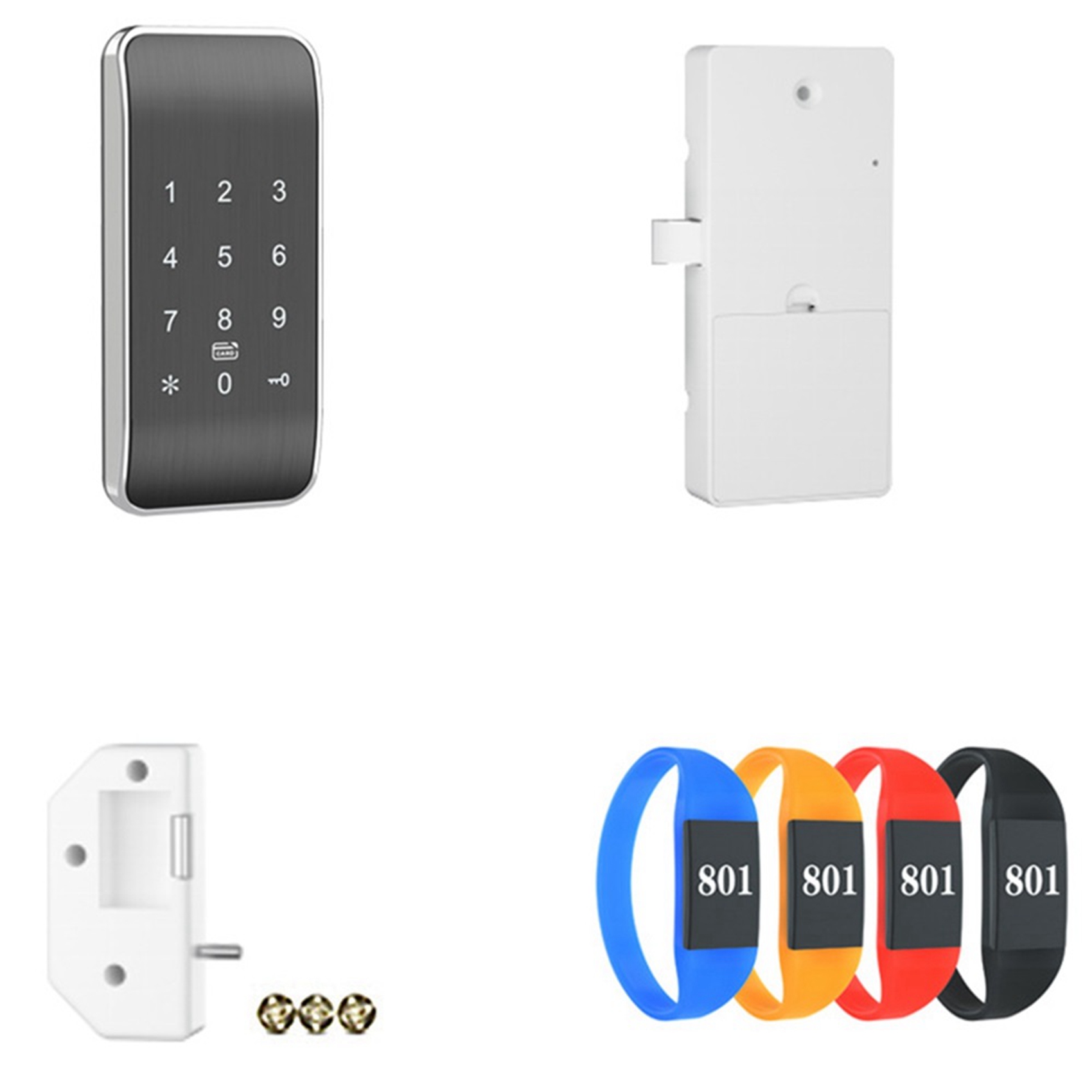 Wireless Access Control Digital Keypad Phone/RFID/Card Password Cabinet3838