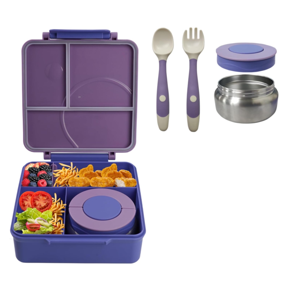 Hot Lunch Box for Kids with 8oz Soup Thermo Kids Leakproof Lunch Food5638