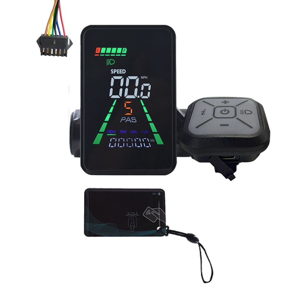 L5 E-Bike NFC LCD Display Meter 24V/36V/48V/60V UART Type C Electric8909