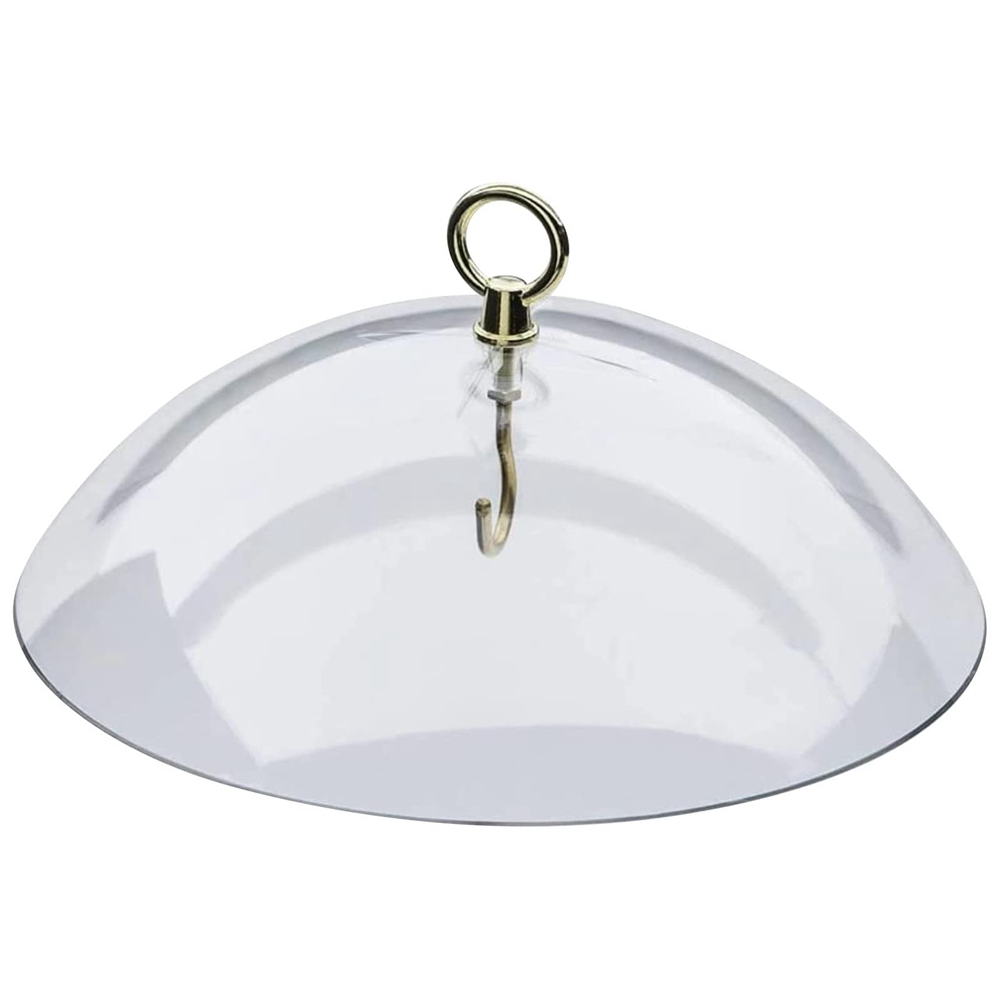 2PCS Anti-Squirrel Bird Feeders Protective Cover,Dome Protective Dome,Rain7415