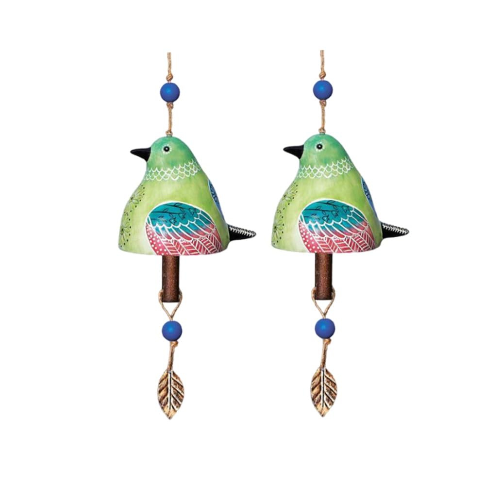 2PCS Bird Song Bell Bird Song Bell Wind Chime Bird Song Bell Garden Decor5070