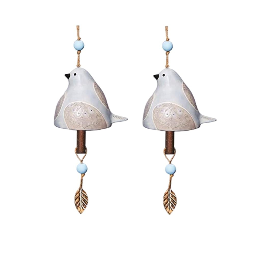 2PCS Bird Song Bell Bird Song Bell Wind Chime Bird Song Bell Garden Decor3636